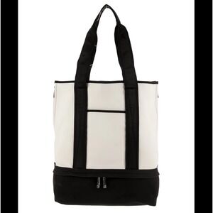 Caraa x Athleta Everyday Vinyasa‎ Tote GUC Bone Color Shoe Section Active Travel
